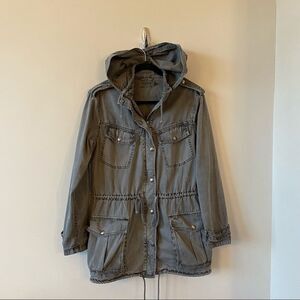 Aritzia "Talula" Trooper Utility Drawstring Waist Jacket